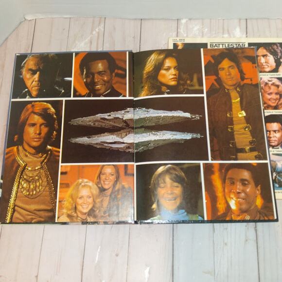Battlestar Galactica Scrapbook Encyclopedia Galactica Vintage 1st ed 1st print - Picture 5 of 10
